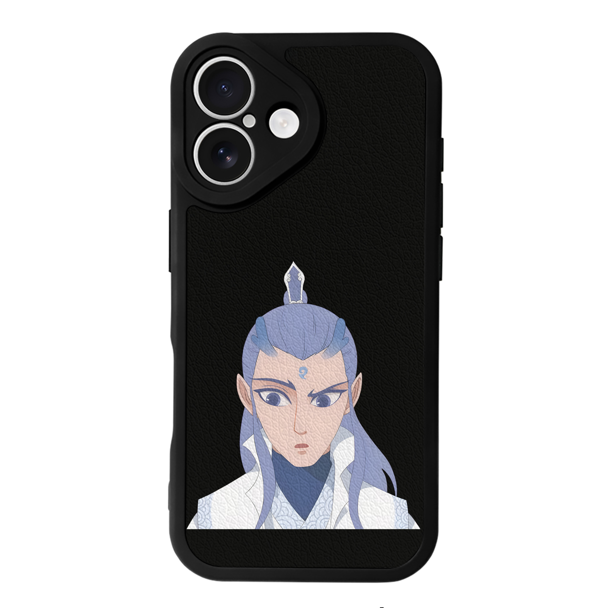 （画像用） Ne Zha 2 ナタ 魔童の大暴れ 【iPhone 16シリーズ対応】シリコンスマホケース（レザー調） 材質：シリコン